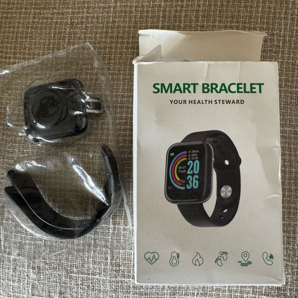 Smart Bracelet Black Wearable
